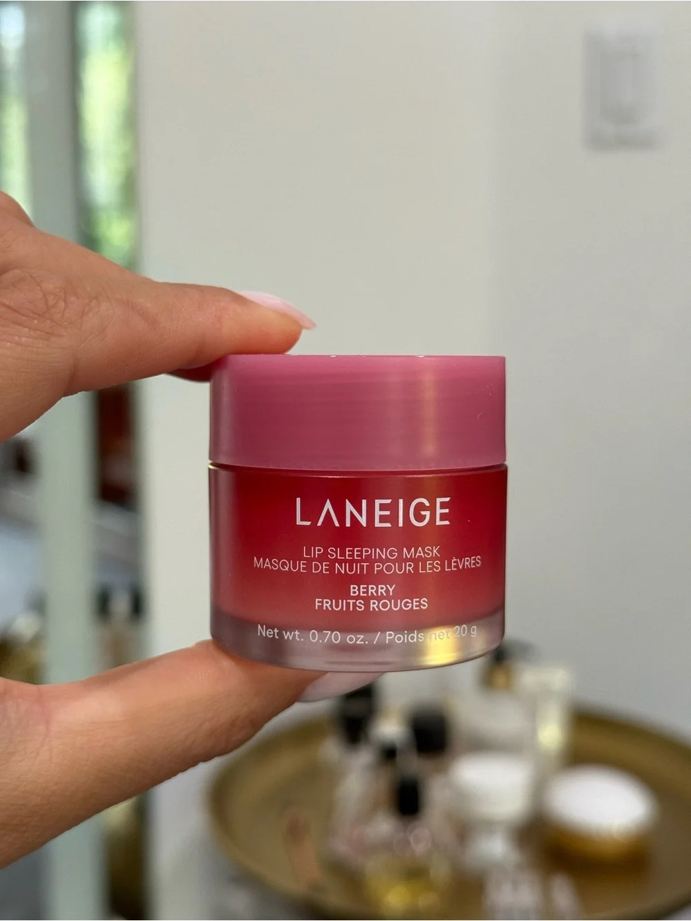 LANEIGE Lip Sleeping Mask - Pink and Red Jar